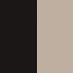 black/taupe